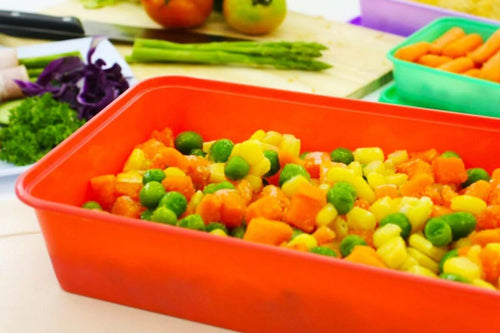 plastic container for freezer storage