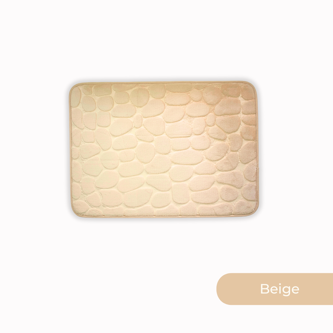 Cobblestone Memory Foam Bath Mat (17x24 in)