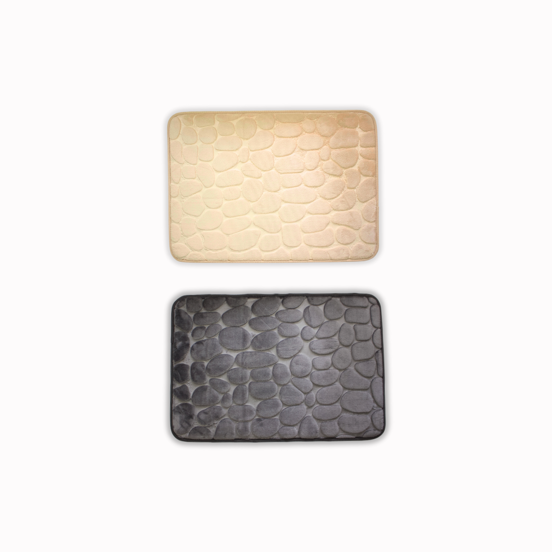 Cobblestone Memory Foam Bath Mat (17x24 in)