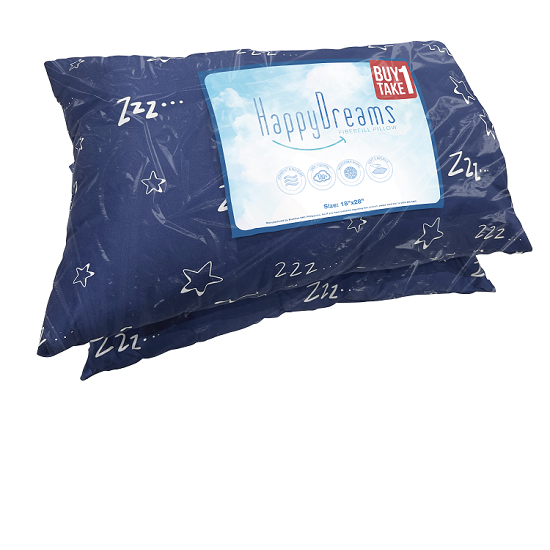 Uratex Happy Dreams 2+1 Pillows and Bolster