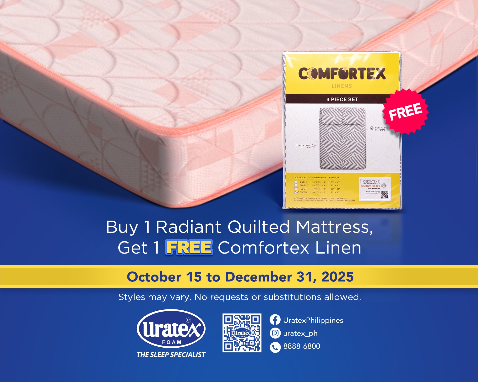 Uratex Radiant Quilted Mattress – Uratex Philippines