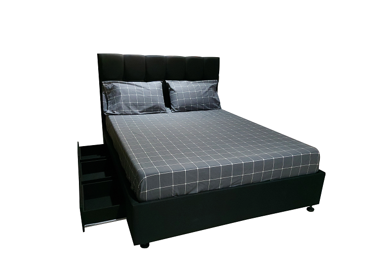 Sofia Drawer Bed - Bedframe with Headboard and Drawers