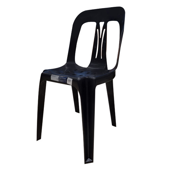 Monoblock shop chair black