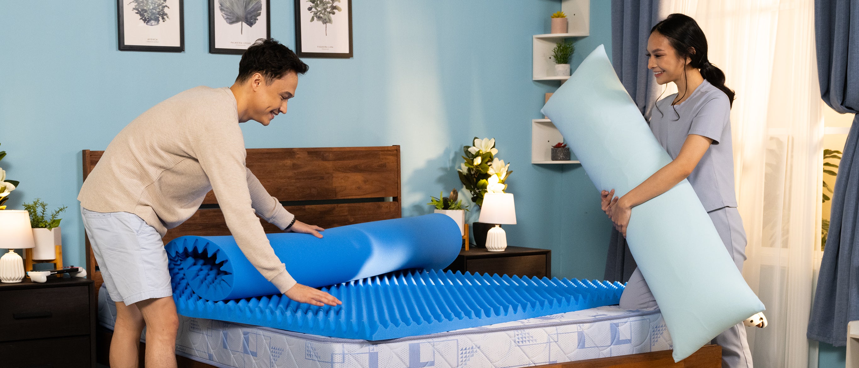 Uratex memory store foam topper