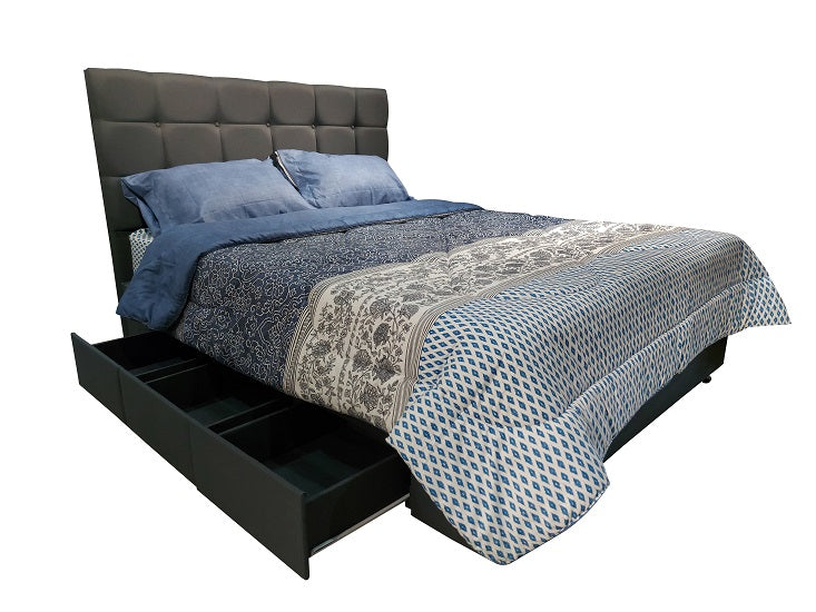 Sofia Drawer Bed - Bedframe with Headboard and Drawers