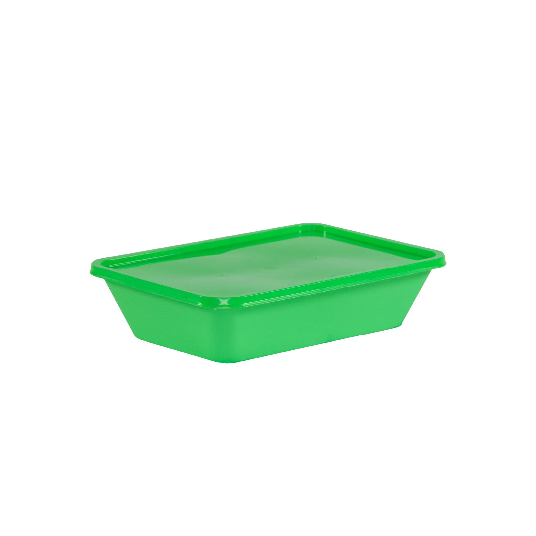 Uratex Rectangular Freezer & Microwave Ready Green (50 pcs)
