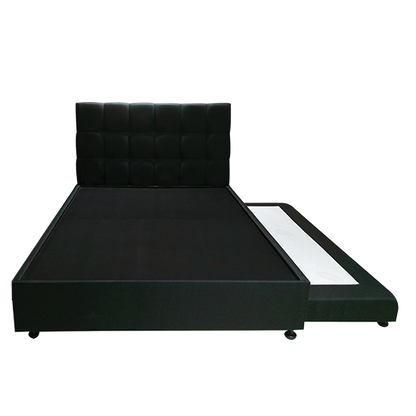 Julia Trundle Bed - Bedframe with Headboard & Pull-out Bed
