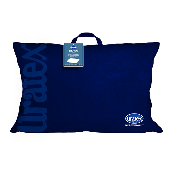 Uratex Senso Memory Frost Traditional Pillow 16 x 26 Inches Uratex